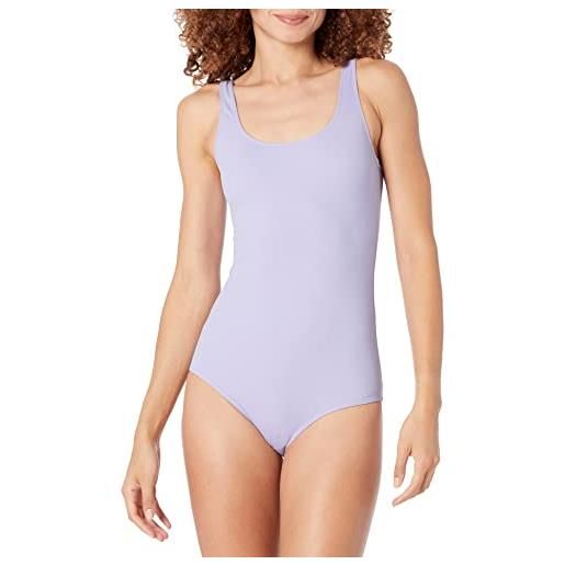 Amazon Essentials costume da bagno intero con copertura integrale (disponibile per taglie forti) donna, lavanda, 52