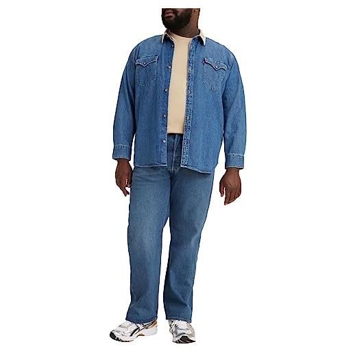 Levi's 501 original fit big & tall, jeans, uomo, medium indigo worn, 40w / 32l