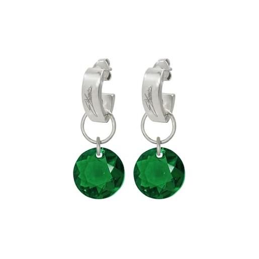 Ellen Kvam Jewelry classic cut earrings - green