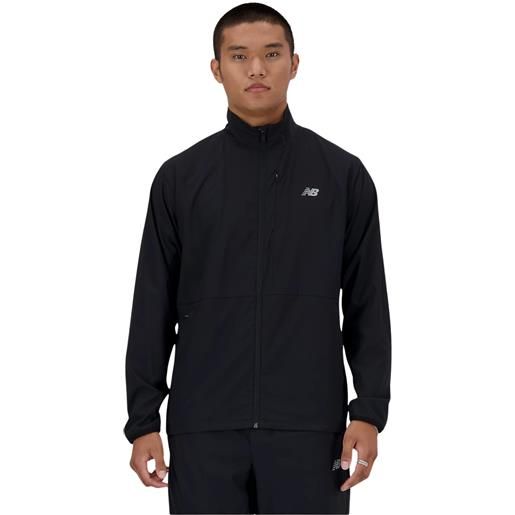 NEW BALANCE athletics stretch woven jacket giacca running uomo