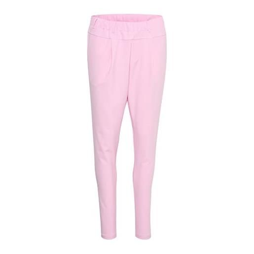 Kaffe jillian pants pantaloni, pink frosting, 42 da donna