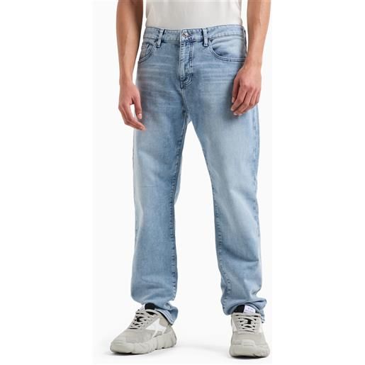 ARMANI EXCHANGE jeans blu chiaro uomo ARMANI EXCHANGE slim 3dzj13-z1ttz
