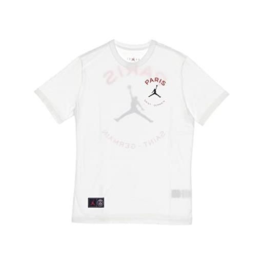 Nike paris saint-germain t-shirt manica corta jordan brand mens db6514 100 s