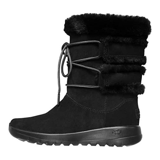 Skechers, winter boots donna, black, 39 eu