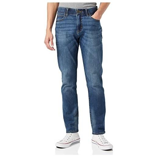 Lee straight fit xm extreme motion, jeans uomo, blu (navy), 31w / 34l