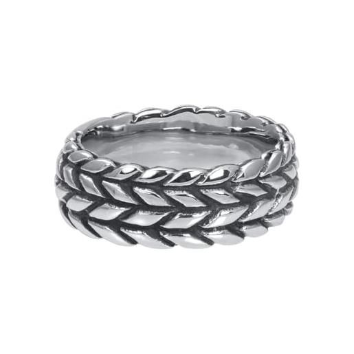 iXXXi men anello maserati argento antico | 20mm, acciaio inossidabile, nessuna pietra preziosa
