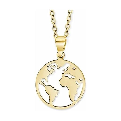Crystalp collana originalní pozlacený náhrdelník globe 30452. Eg scr0031 marca, estándar, metallo non prezioso, nessuna pietra preziosa