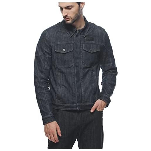 Dainese - denim tex jacket, giacca jeans da moto, tessuto in denim, protezioni morbide su spalle e gomiti, giacca moto da uomo, blu, 64