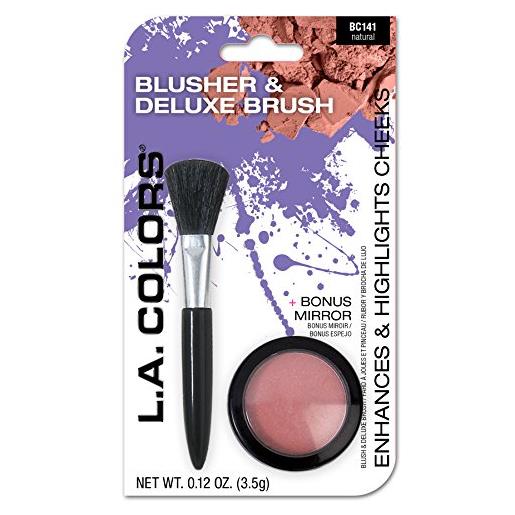 L.A. Colors la colors. Blister blusher and deluxe brush natural