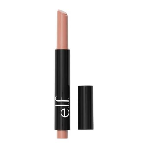 e.l.f. pout clout lip plumping pen, colorato & idratante, colore semplice e lucido con olio di maracuja, vegan & test su animali, just peachy