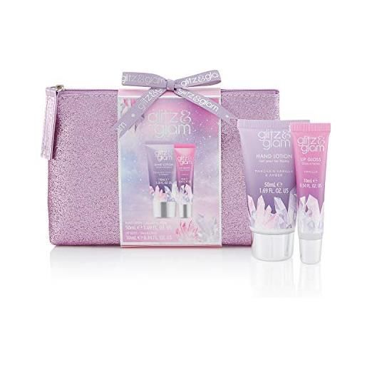 Style & Grace glitz & glam glitter bag gift set
