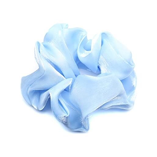 QinGoo fascia elastica per capelli, adatta per tutti i giorni, viaggi, feste (blue)