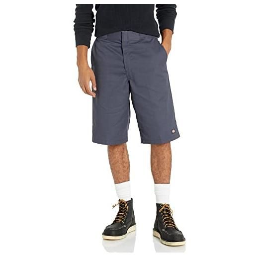 Dickies 33 cm (13 pollici) loose fit multi-pocket work short pantaloncini da lavoro, grigio grafite, 38w uomo