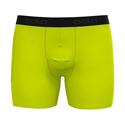 Odlo pantaloncini da uomo active sport 3 pollici liner shorts, evening primrose, xl