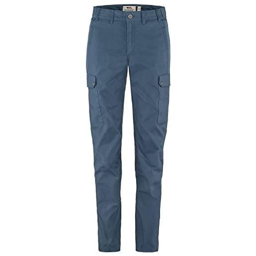Fjallraven 84775-534 stina trousers w pantaloni sportivi donna indigo blue taglia 42/s