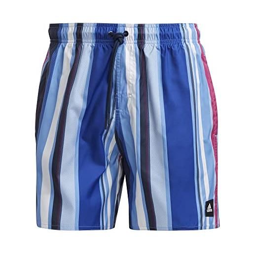 adidas ia7752 striped clx sl costume da nuoto blue fusion l