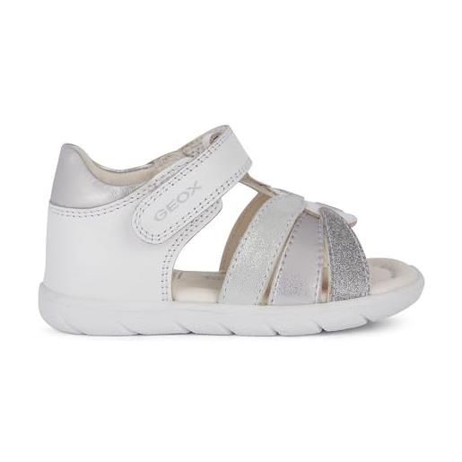 Geox b sandal alul girl bimba 0-24, bianco, 23 eu