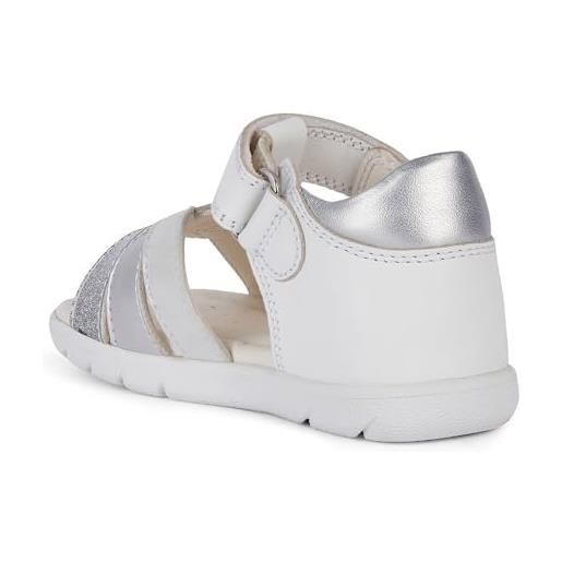 Geox b sandal alul girl bimba 0-24, bianco, 20 eu