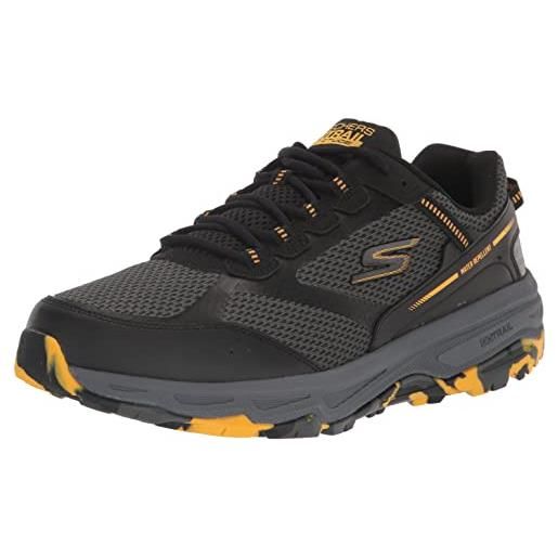 Skechers go altitude-trail running walking escursionismo scarpe da uomo con air cooled foam sneaker, nero/giallo, 42,5 xl, nero giallo, 9.5 x-wide