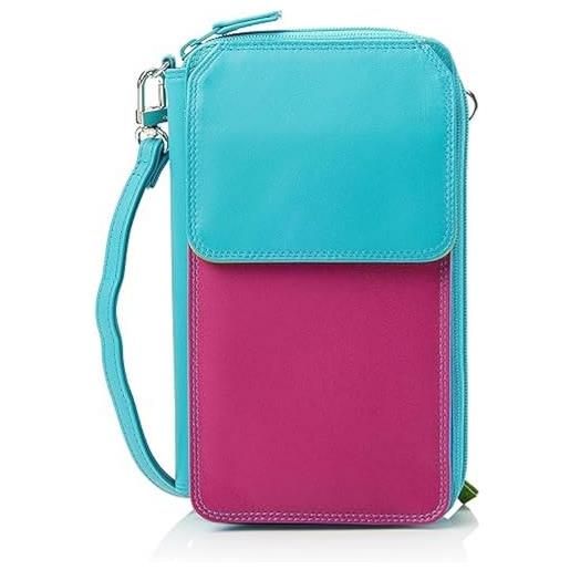 mywalit zip round multi purse with shoulder strap, 171, cm 12 x 10, portamonete