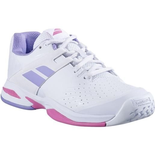 Babolat scarpe da tennis bambini Babolat propulse all court girl - white/lavender