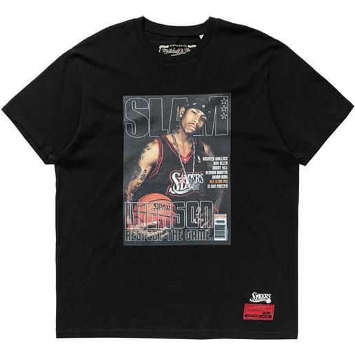 MITCHELL & NESS t-shirt nba slam cover iverson 76ers