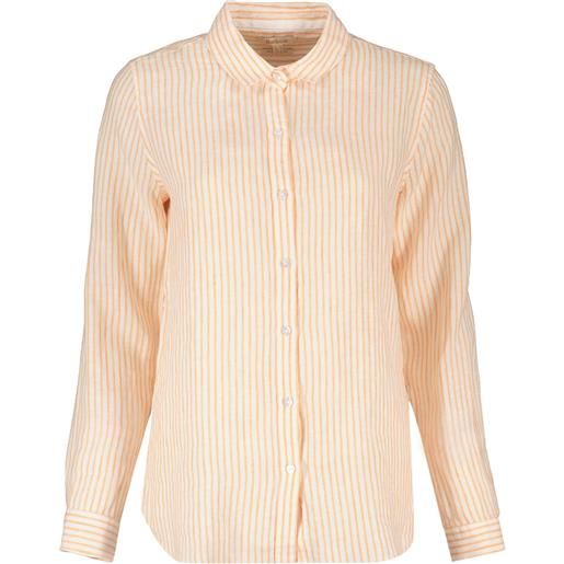 BARBOUR camicia in lino marine donna