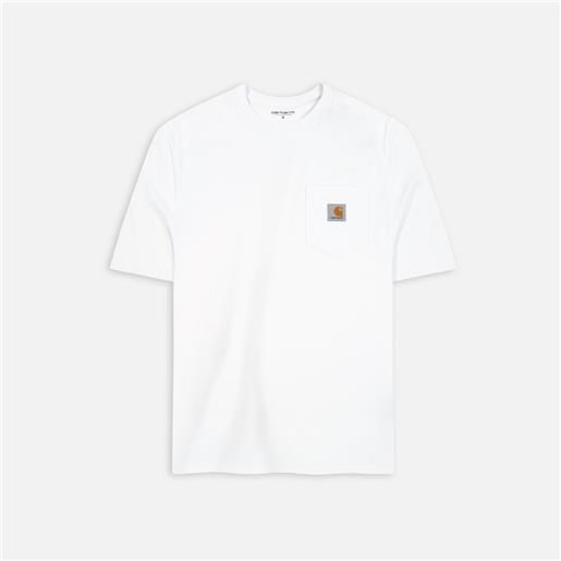 Carhartt WIP pocket t-shirt white uomo