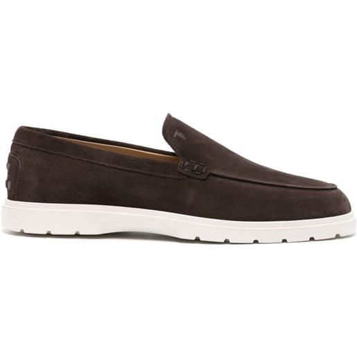 Tod's mocassini slipper - marrone