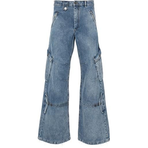EGONlab. jeans a gamba ampia - blu