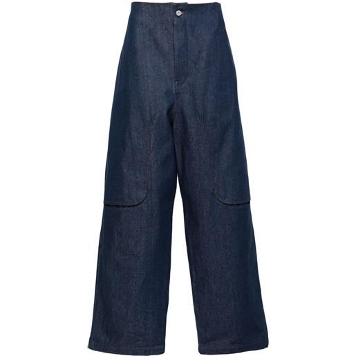 Jacquemus jeans le pantalon de-nîmes bell - blu