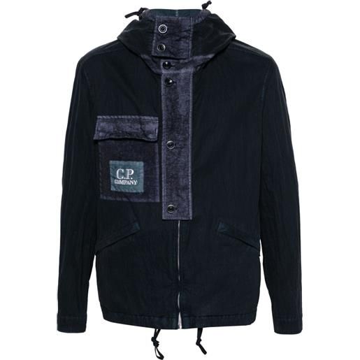 C.P. Company giacca con cappuccio 50 fili gum - blu
