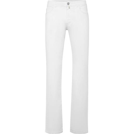 Billionaire jeans dritti - bianco