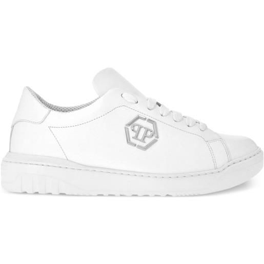 Philipp Plein sneakers con logo - bianco