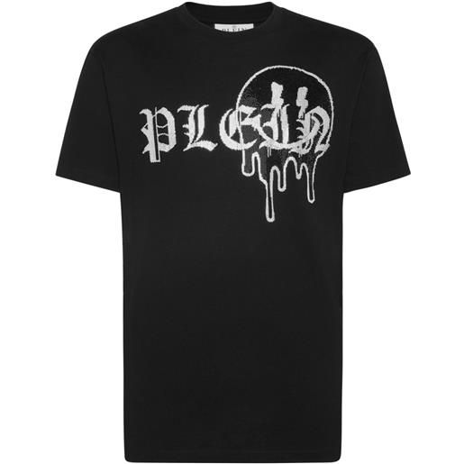 Philipp Plein t-shirt con strass - nero