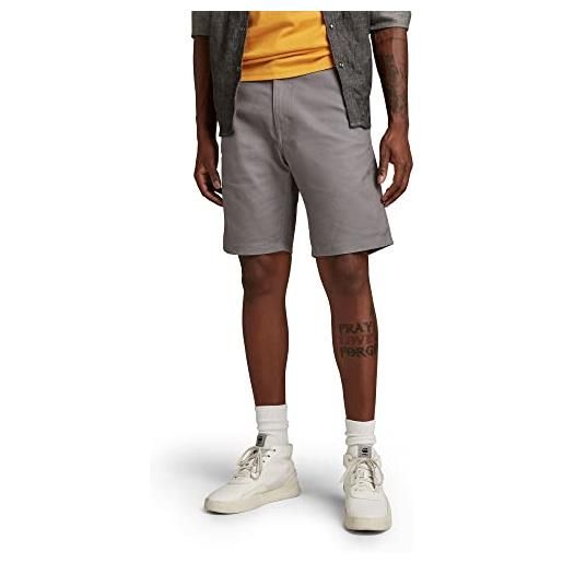 G-STAR RAW men's bronson 2.0 slim chino shorts, grigio (granite d21040-d305-1468), 31
