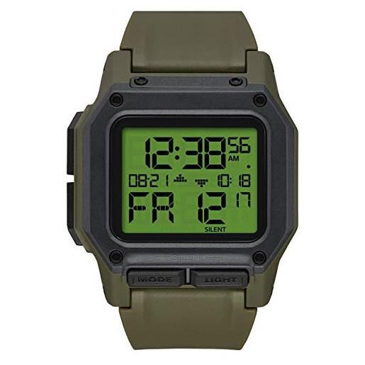 Nixon orologio digitale unisex adulti con cinturino in policarbonato a11803100-00