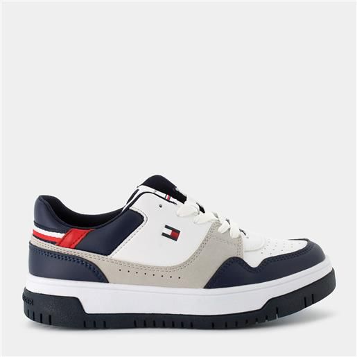 TOMMY HILFIGER sneakers tommy hilfiger da bambino , bianco blu rosso grigio