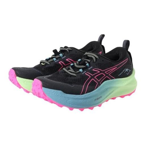 ASICS fujitrabuco max 2 donna scarpe running da trail nero rosa