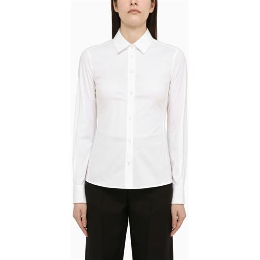 Dolce&Gabbana camicia sfiancata bianca stretch