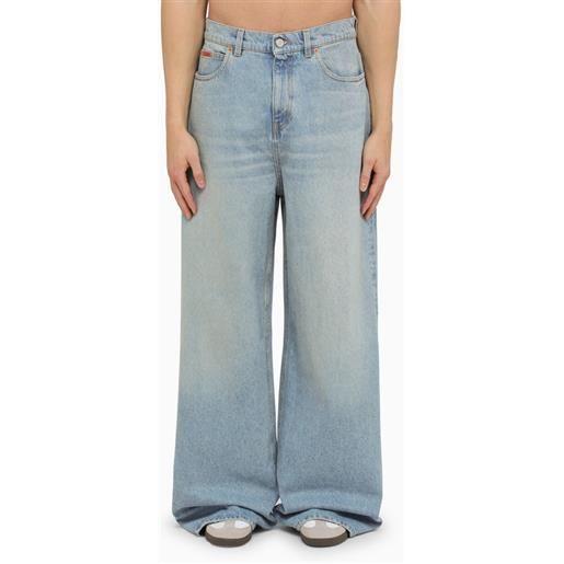 Martine Rose jeans ampio azzurro in denim