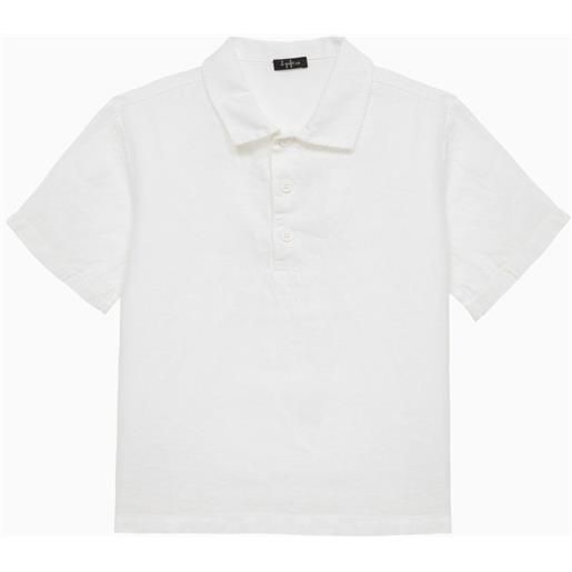 Il Gufo camicia bianca in lino
