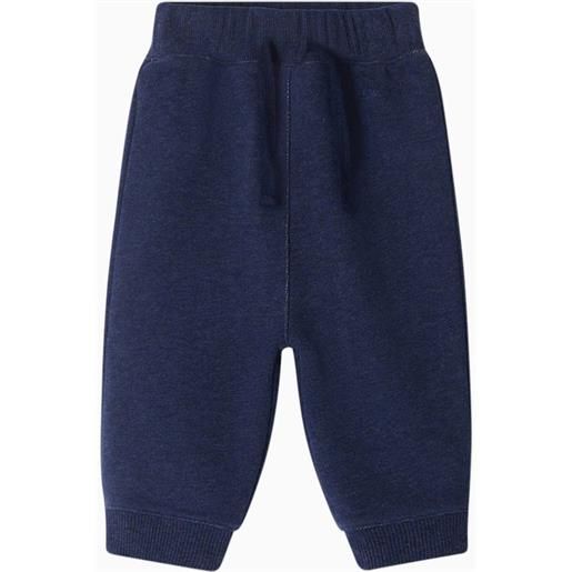 Bonpoint pantalone jogging bambo blu indigo in cotone