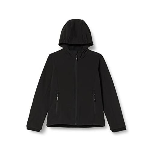 CMP, giacca kid g con cappuccio fisso, nero, 98