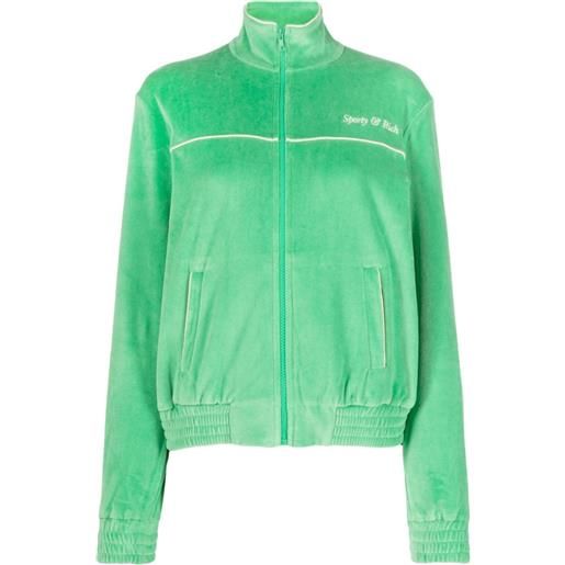 Sporty & Rich giacca con ricamo - verde