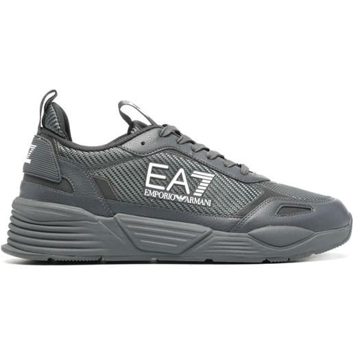 Ea7 Emporio Armani sneakers con inserti - grigio