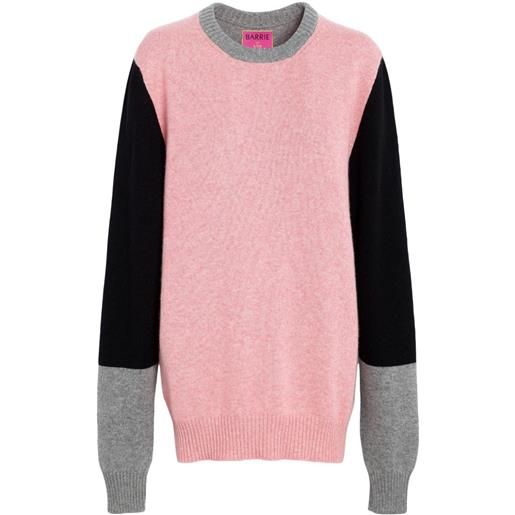 Barrie maglione con design color-block - rosa