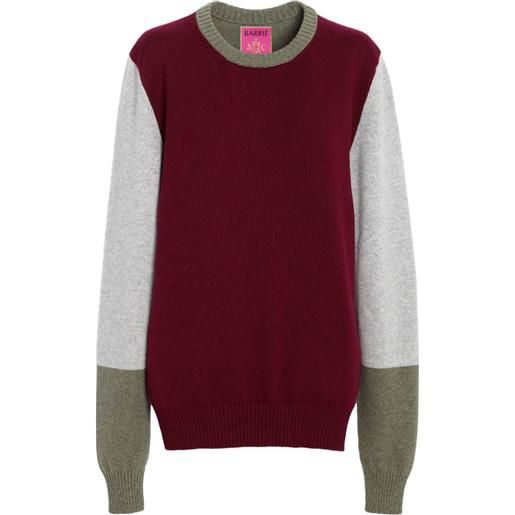 Barrie maglione con design color-block - rosso