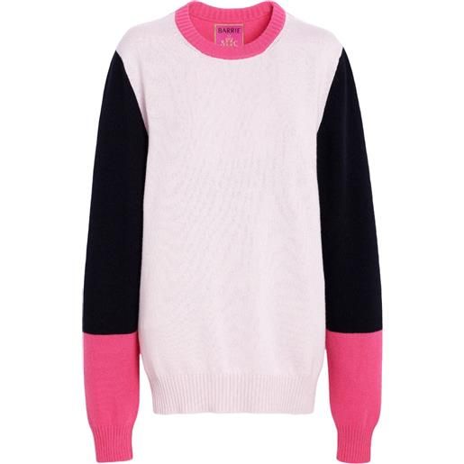 Barrie maglione con design color-block - rosa