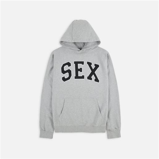 Carne Bollente sex hoodie melange grey unisex